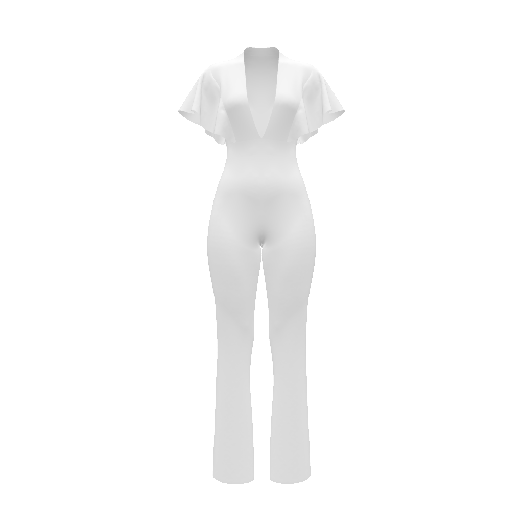 MDF005 The Bergenia Jumpsuit garment template