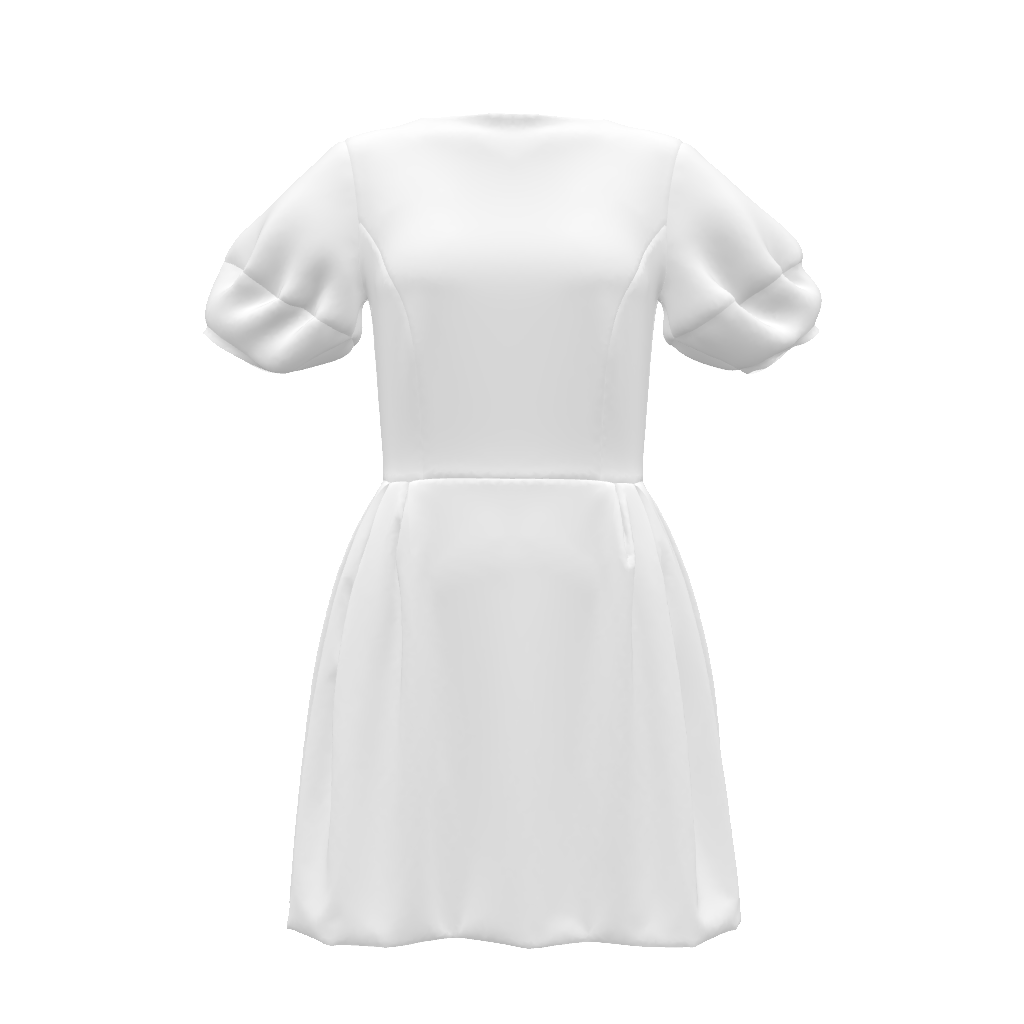 MDF489 The Silverstone Mini Dress garment template